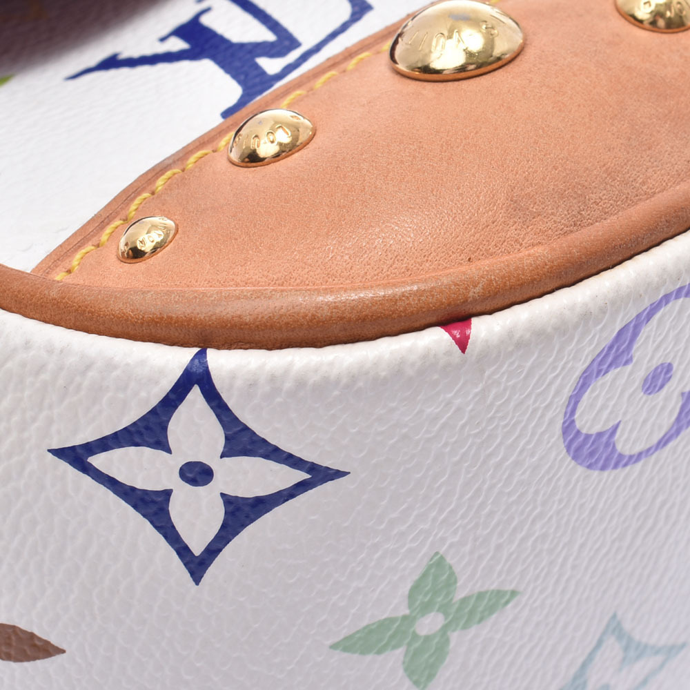 LOUIS VUITTON Multicolor Marilyn Blanc White Monogram Handbag - Picture 6 of 11
